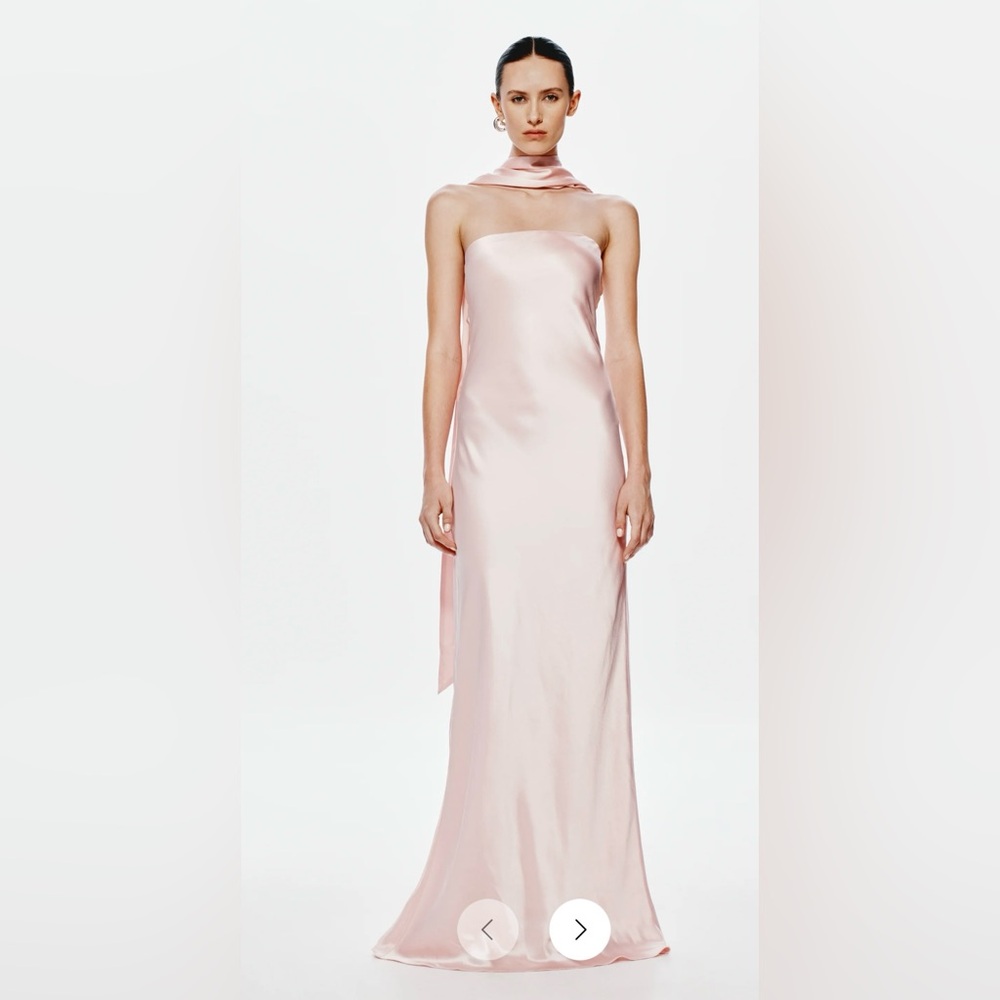 THE 'LILIA' SATIN DRESS